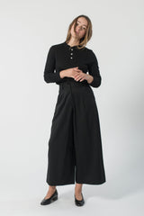 Australian Wool Wide Leg Pant - GOOD STUDIOS