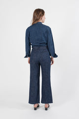 Hemp Denim Sailor Gaucho Pant - GOOD STUDIOS