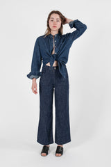 Hemp Denim Sailor Gaucho Pant - GOOD STUDIOS