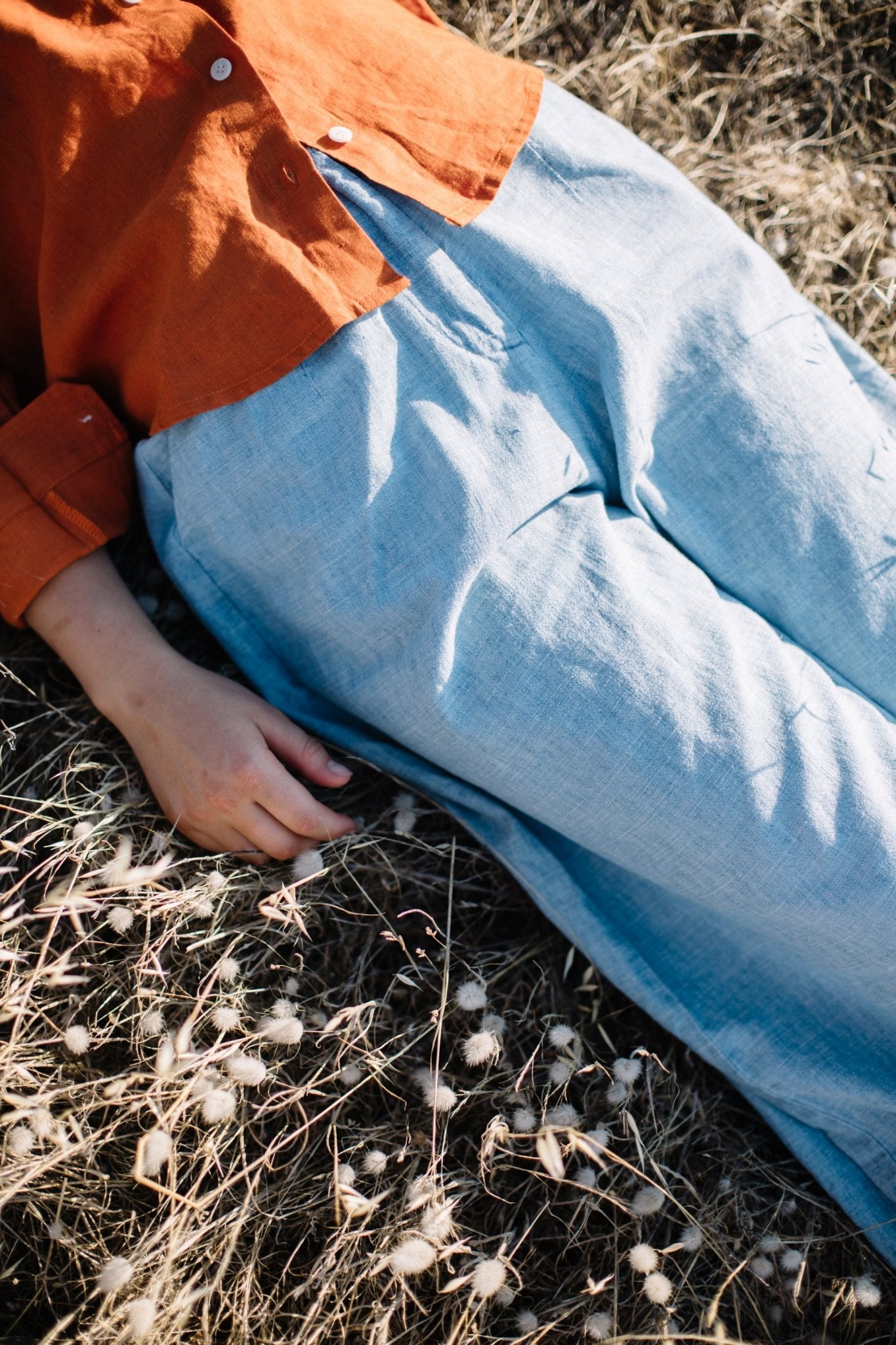 Hemp Denim Wide Leg Pant - GOOD STUDIOS