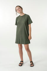 Hemp Jersey Mini Tee Dress - GOOD STUDIOS