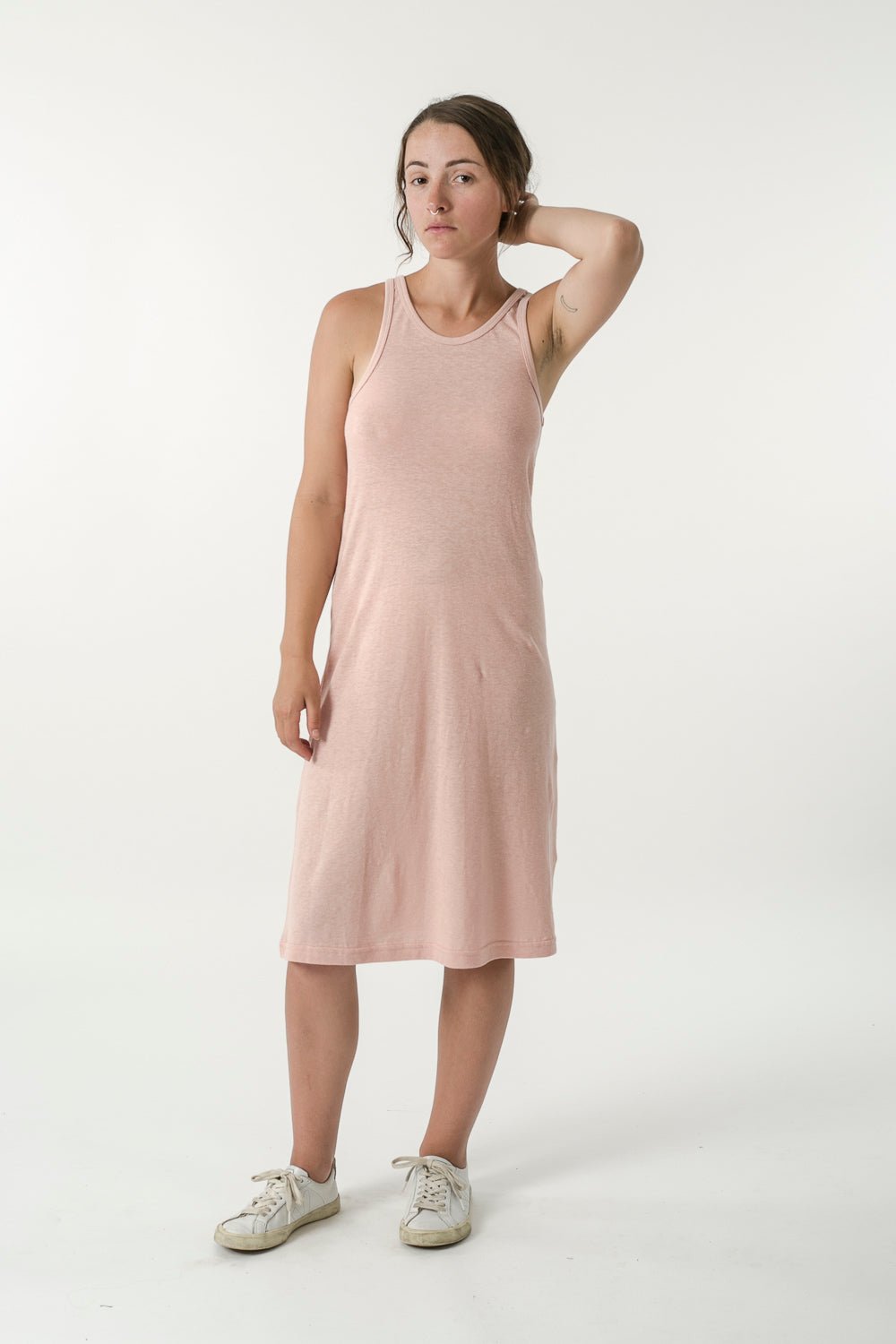 Hemp Jersey Racer Tank Dress - GOOD STUDIOS