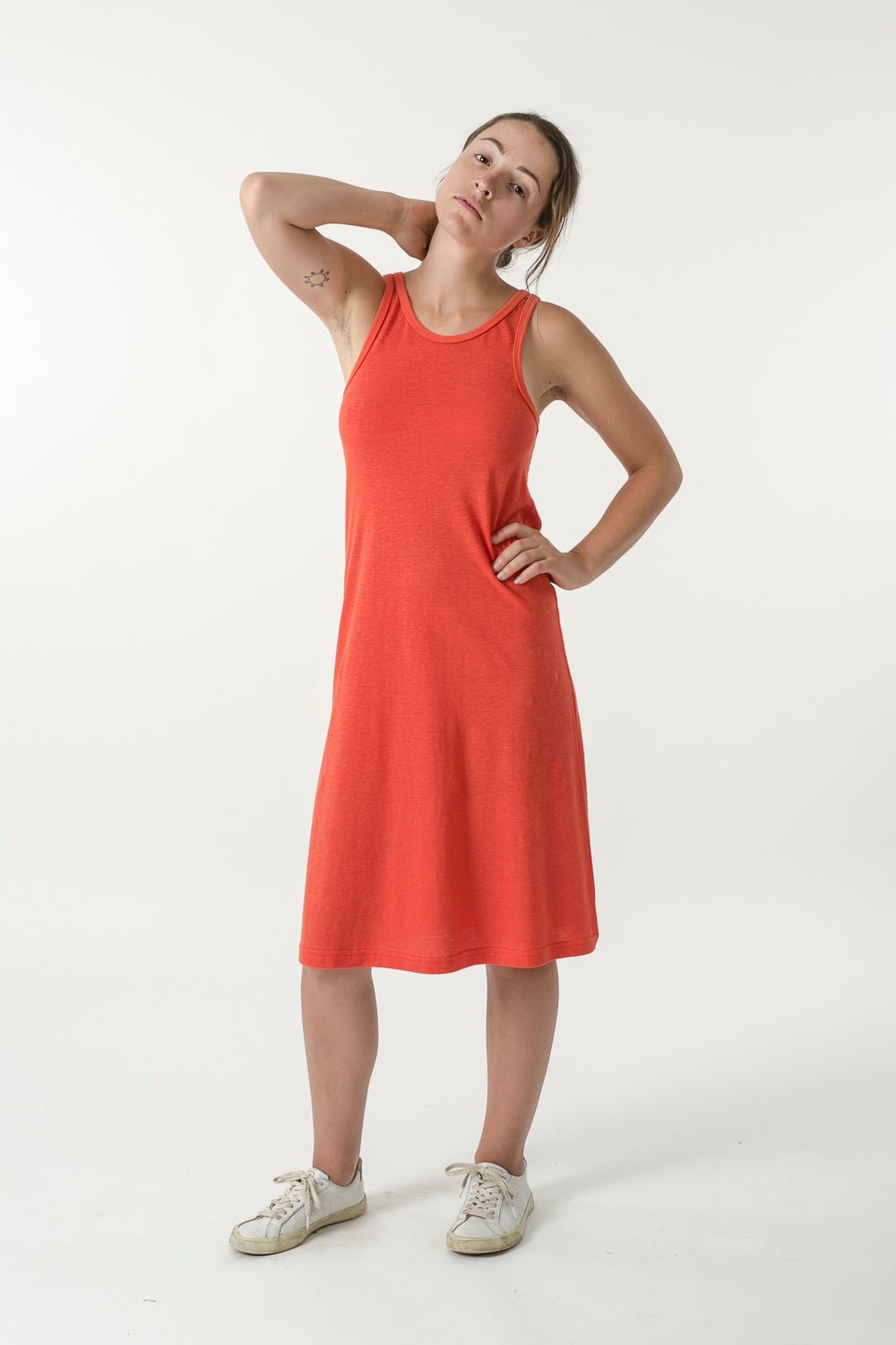 Hemp Jersey Racer Tank Dress - GOOD STUDIOS