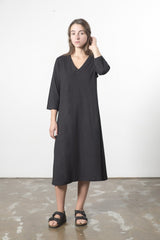 Hemp Jersey V Night Dress - GOOD STUDIOS