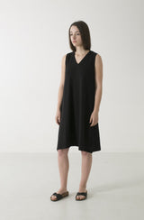 Hemp Jersey V Tank Dress - GOOD STUDIOS