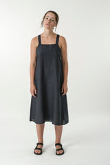 Hemp Linen Apron Dress - GOOD STUDIOS