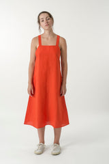 Hemp Linen Apron Dress - GOOD STUDIOS