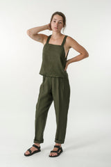 Hemp Linen Apron Top - GOOD STUDIOS