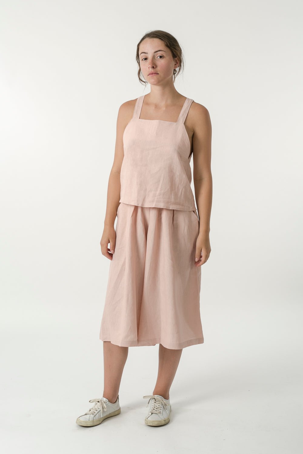 Hemp Linen Apron Top - GOOD STUDIOS