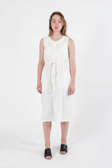 Hemp Linen Drawstring Dress - GOOD STUDIOS