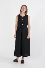 Hemp Linen Drawstring Jumpsuit - GOOD STUDIOS