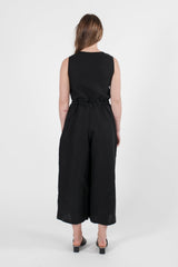 Hemp Linen Drawstring Jumpsuit - GOOD STUDIOS