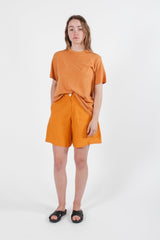 Hemp Linen High Waist Bell Shorts - GOOD STUDIOS