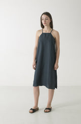 Hemp Linen Pinafore Dress - GOOD STUDIOS