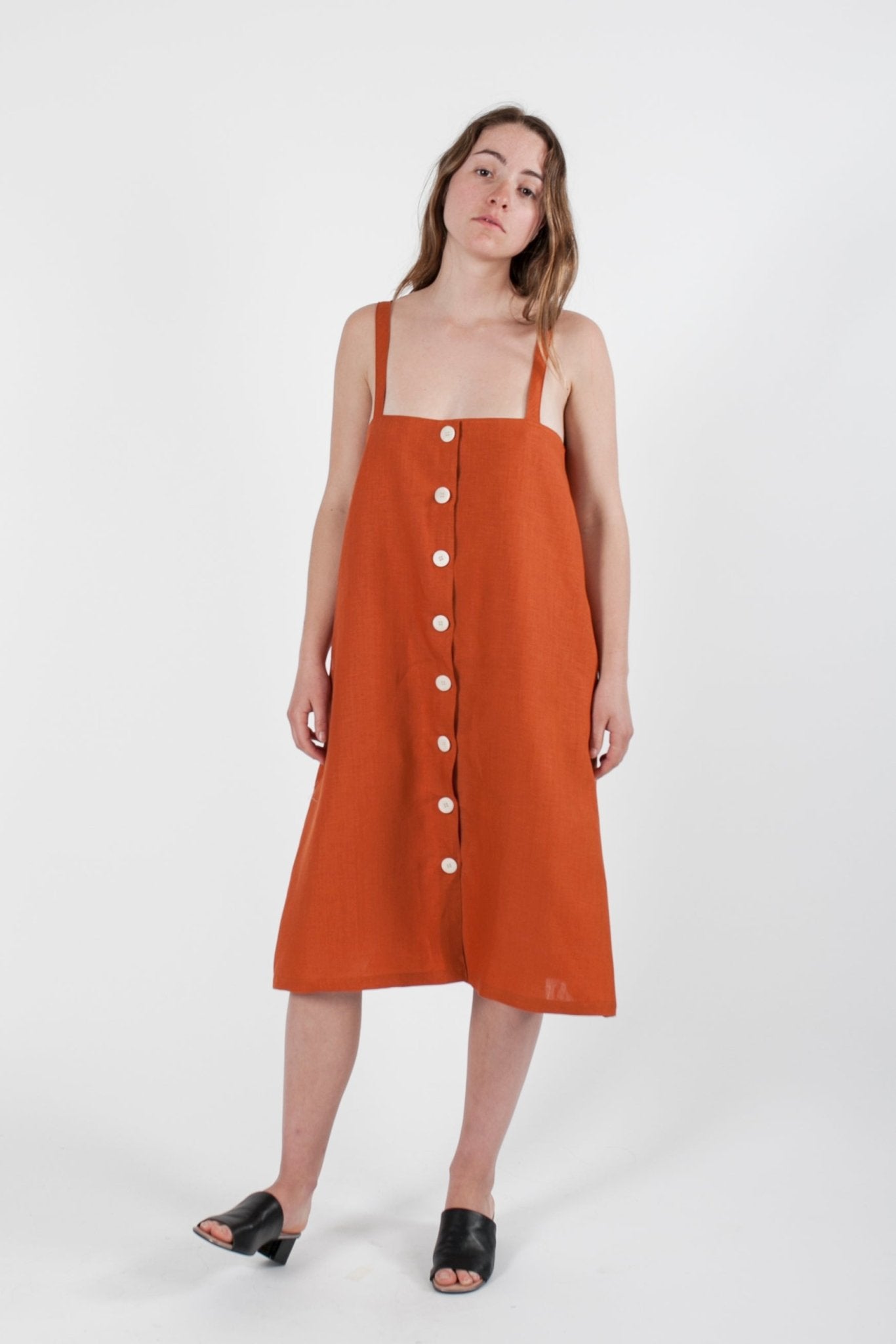 Hemp Linen Reversible Dress - GOOD STUDIOS