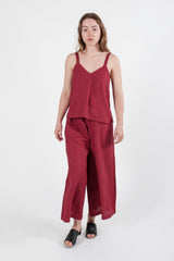 Hemp Linen Reversible Singlet - GOOD STUDIOS