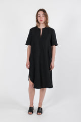 Hemp Linen Short Sleeve Tunic Dress - GOOD STUDIOS