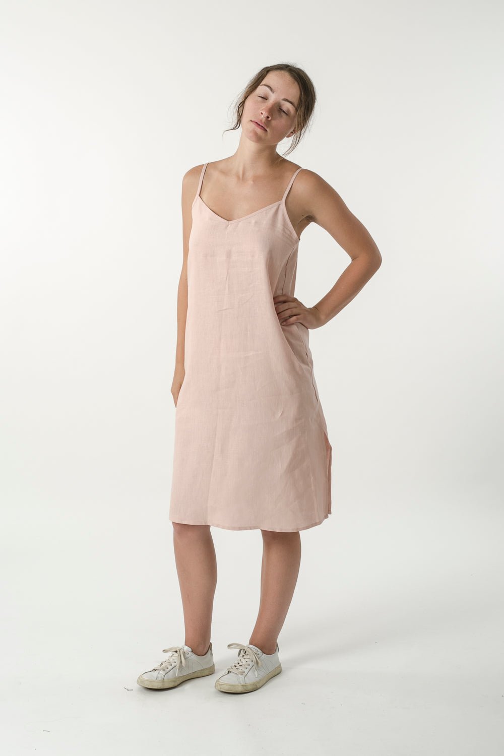 Hemp Linen Slip Dress - GOOD STUDIOS