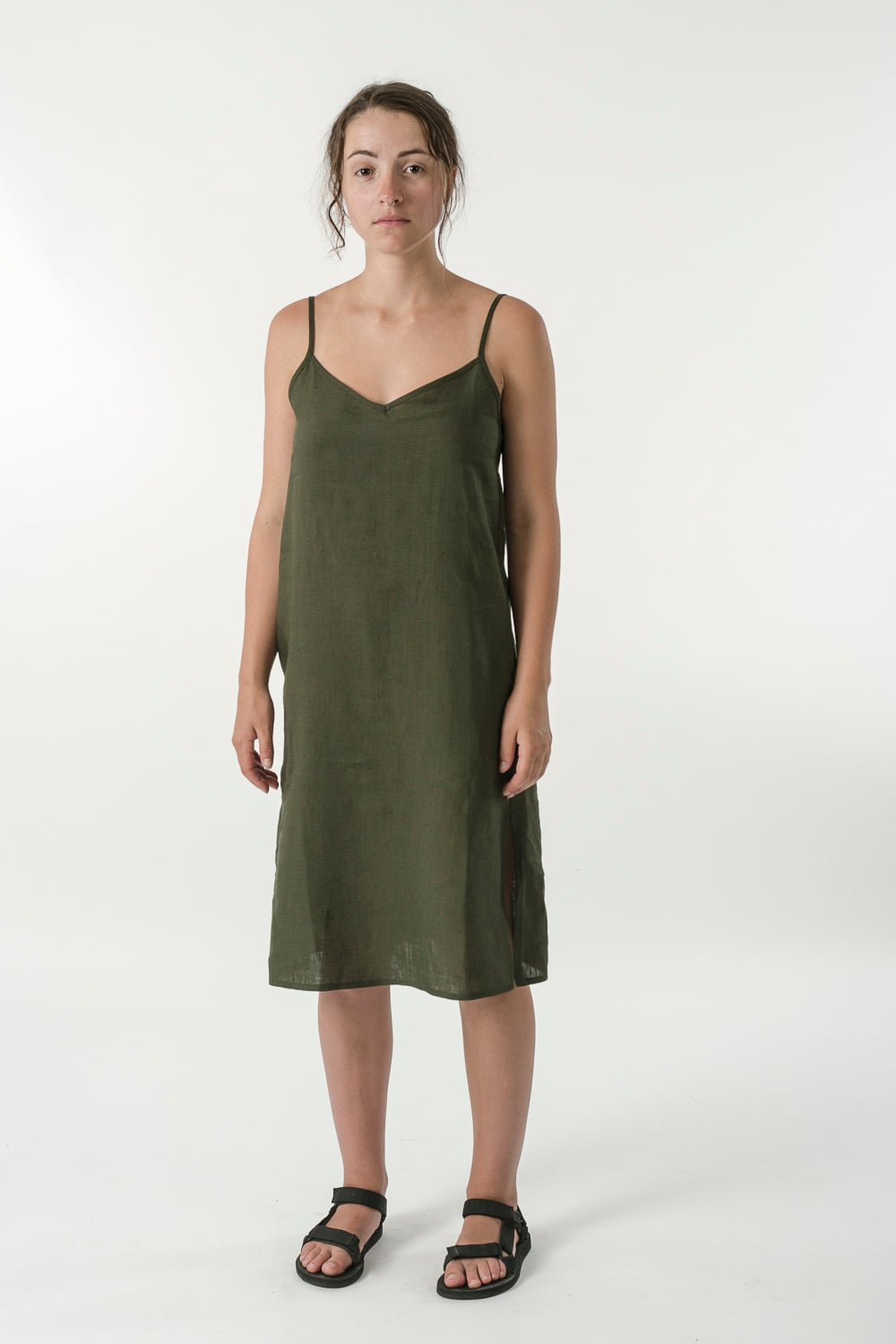 Hemp Linen Slip Dress - GOOD STUDIOS