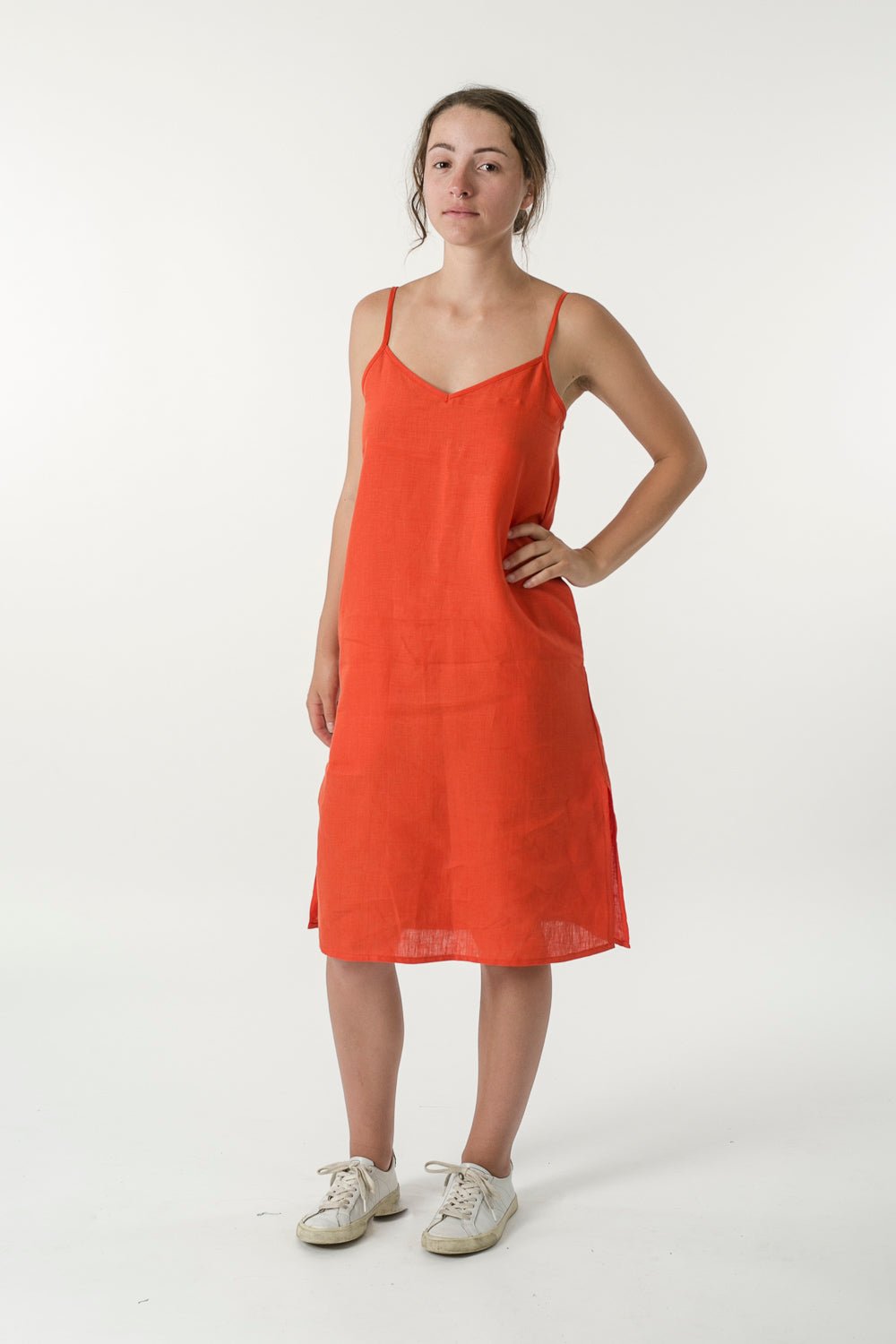 Hemp Linen Slip Dress - GOOD STUDIOS