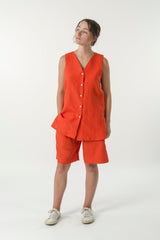 Hemp Linen Vest - GOOD STUDIOS