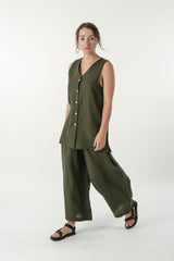 Hemp Linen Vest - GOOD STUDIOS