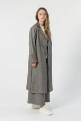 Hemp Speck Duster Trench - GOOD STUDIOS