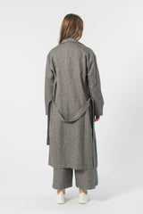 Hemp Speck Duster Trench - GOOD STUDIOS