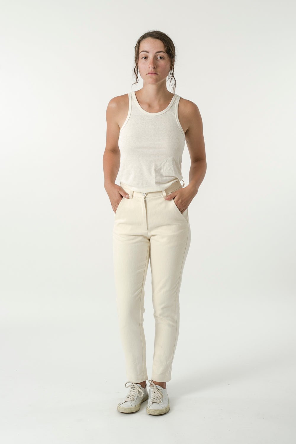 Hemp Twill Cigarette Pant - GOOD STUDIOS