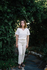 Hemp Twill Cigarette Pant - GOOD STUDIOS