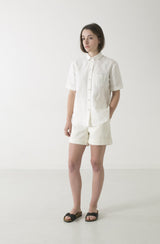 Hemp Twill High Waist Shorts - GOOD STUDIOS