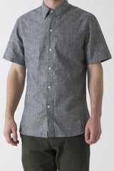 Mens Hemp Linen Short Sleeve Shirt - GOOD STUDIOS