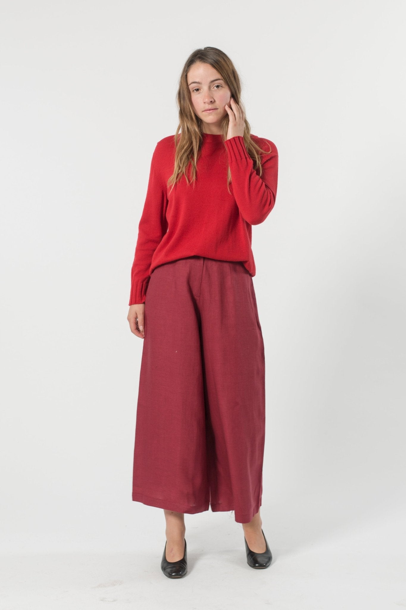 Zero Waste Australian Wool Crew Neck Jumper - GOOD STUDIOS