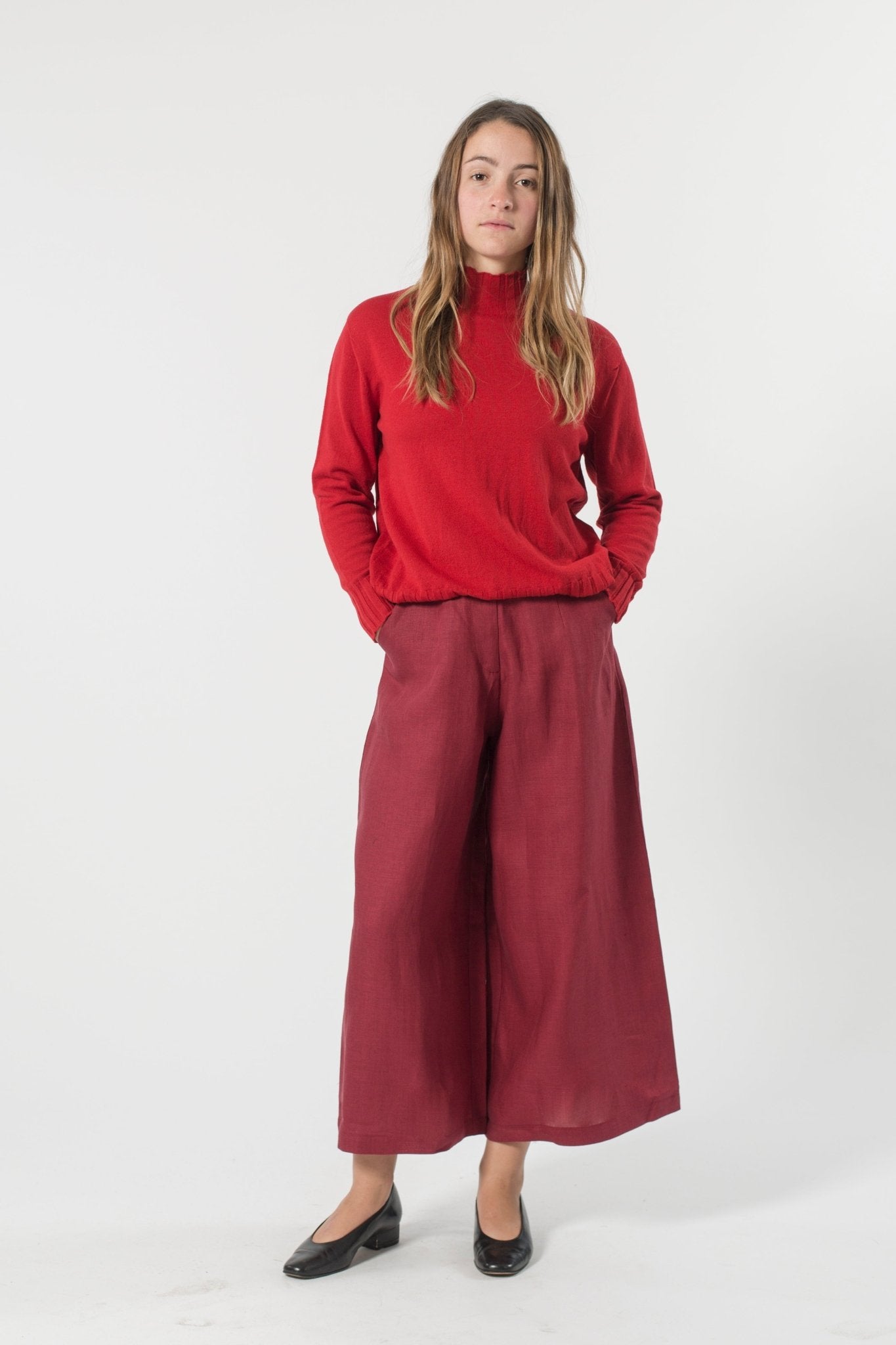 Zero Waste Australian Wool High Neck Jumper - GOOD STUDIOS