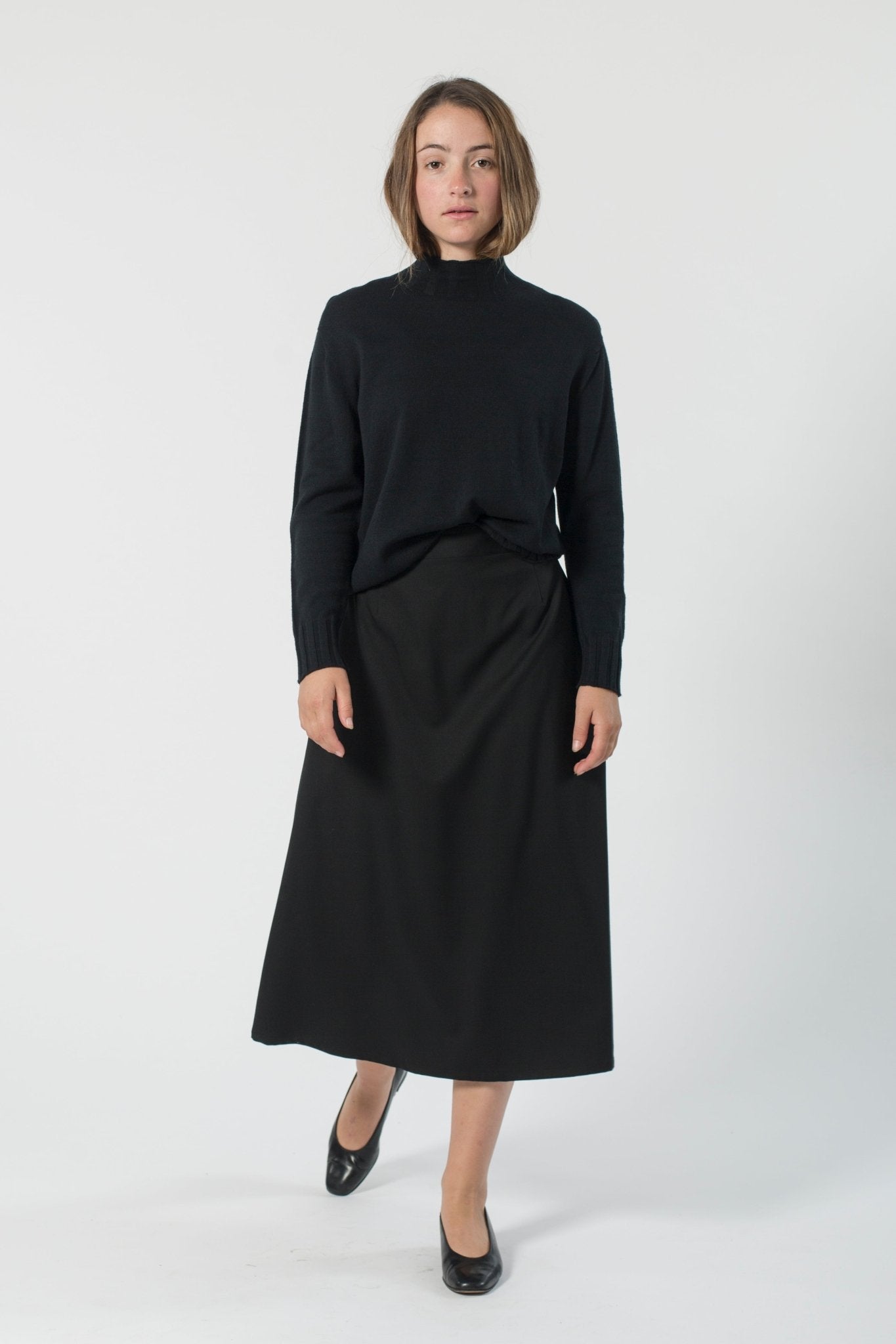 Zero Waste Australian Wool High Neck Jumper - GOOD STUDIOS